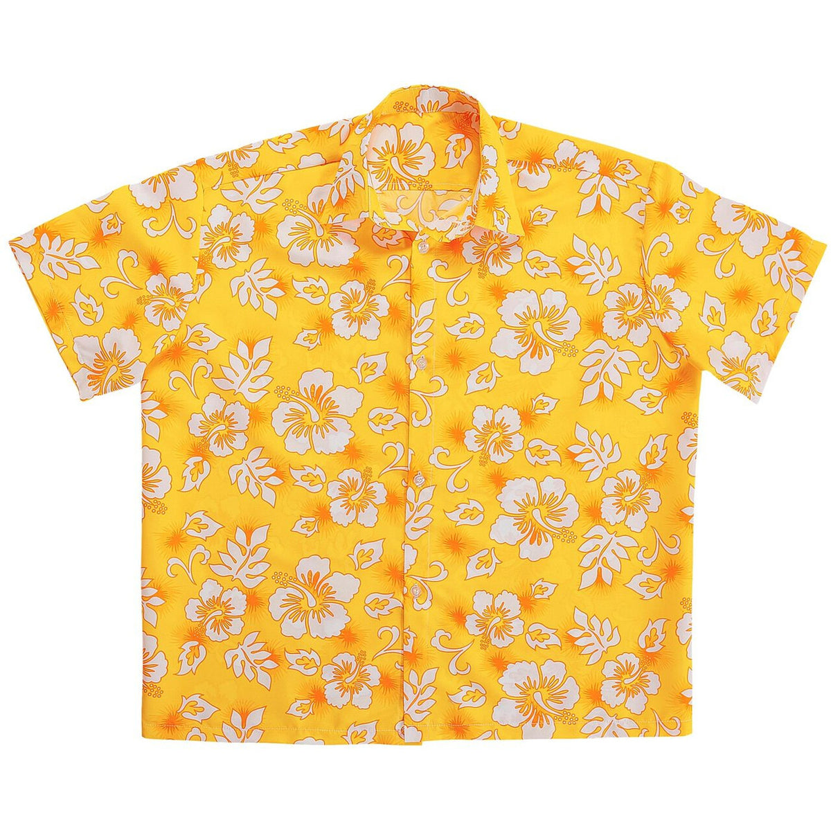 Op deze afbeelding zie je een Kostuums, van het merk Widmann. Hawaii Shirt Geel Man