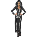 Robe Squelette Femme Costume