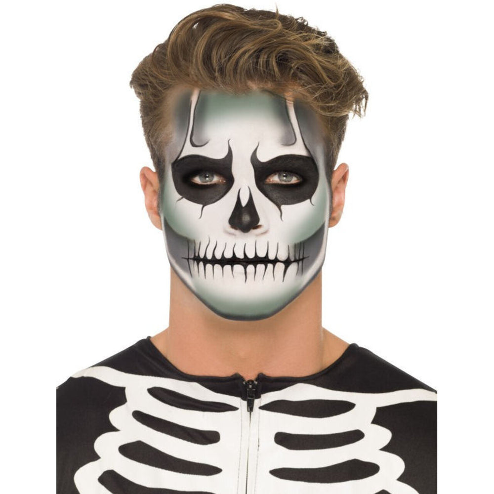 Op deze afbeelding zie je een Accessoires, van het merk Smiffy's. Glow-In-The-Dark Skelet Make-Up Set