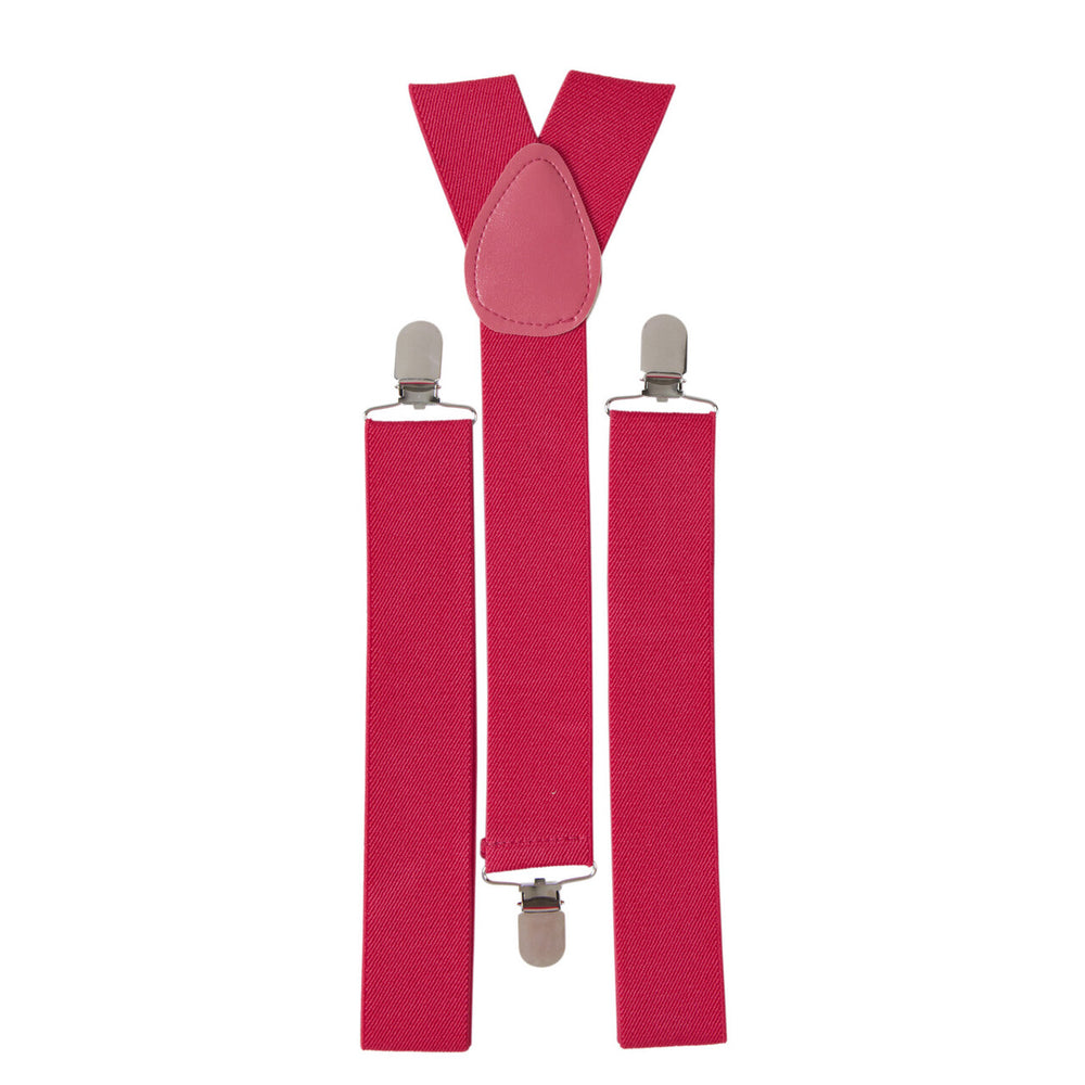 Op deze afbeelding zie je een Accessoires, van het merk Widmann. Bretels Roze