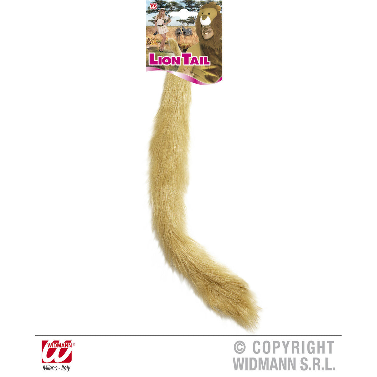 Op deze afbeelding zie je een Accessoires, van het merk Widmann. Staart Pluche Bruin