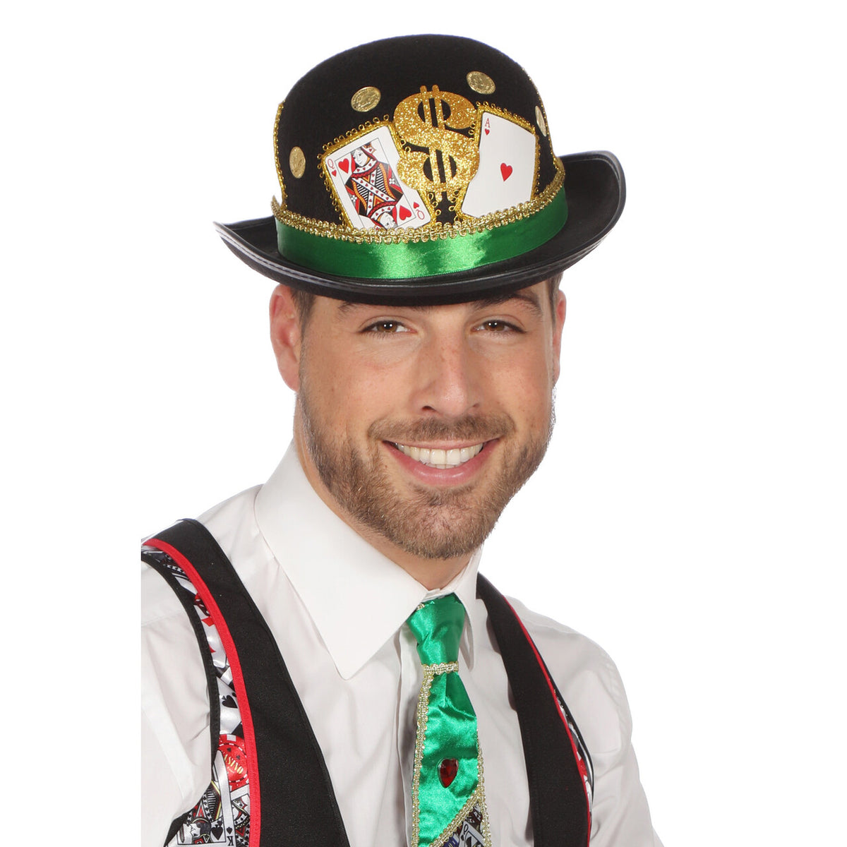 Op deze afbeelding zie je een Accessoires, van het merk Wilbers. Bolhoed Casino Money Maker