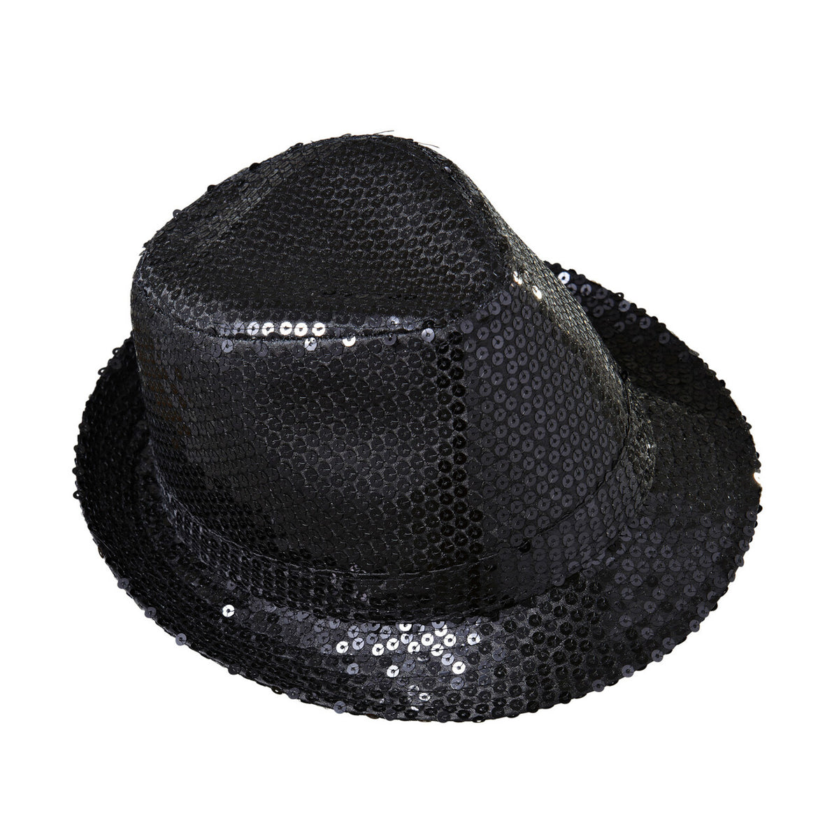 Op deze afbeelding zie je een Accessoires, van het merk Widmann. Disco Deukhoed Pailletten Zwart