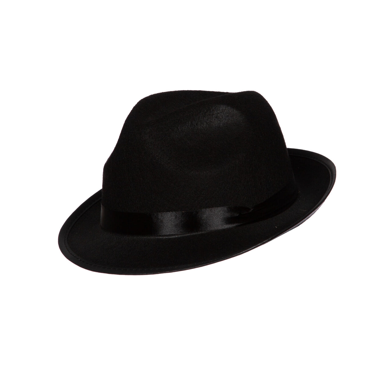 Op deze afbeelding zie je een Accessoires, van het merk Wilbers. Jaren 20 Hoed Zwart Maffia Baas