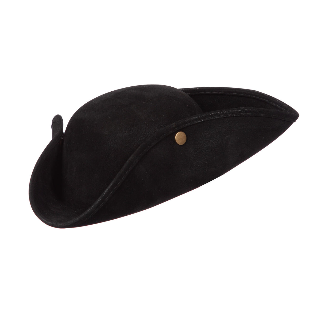 Op deze afbeelding zie je een Accessoires, van het merk Wilbers. Eenvoudige Piratenhoed Zwart