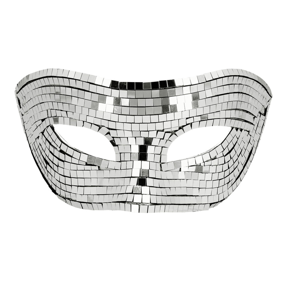 Op deze afbeelding zie je een Accessoires, van het merk Boland. Oogmasker Disco Zilver