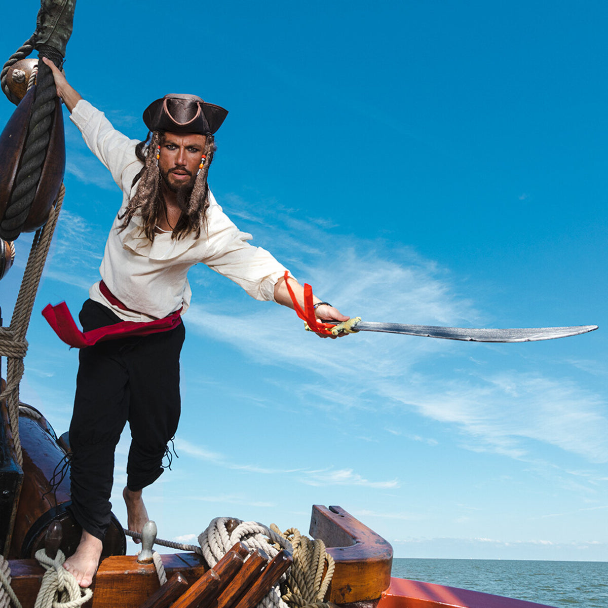 Op deze afbeelding zie je een Accessoires, van het merk Boland. Piratenzwaard Bottenkraker