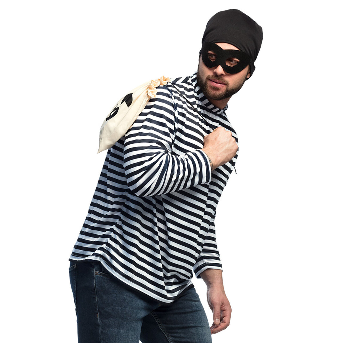 Op deze afbeelding zie je een Kostuums, van het merk Boland. Ready To Steal Inbreker Set Kostuum