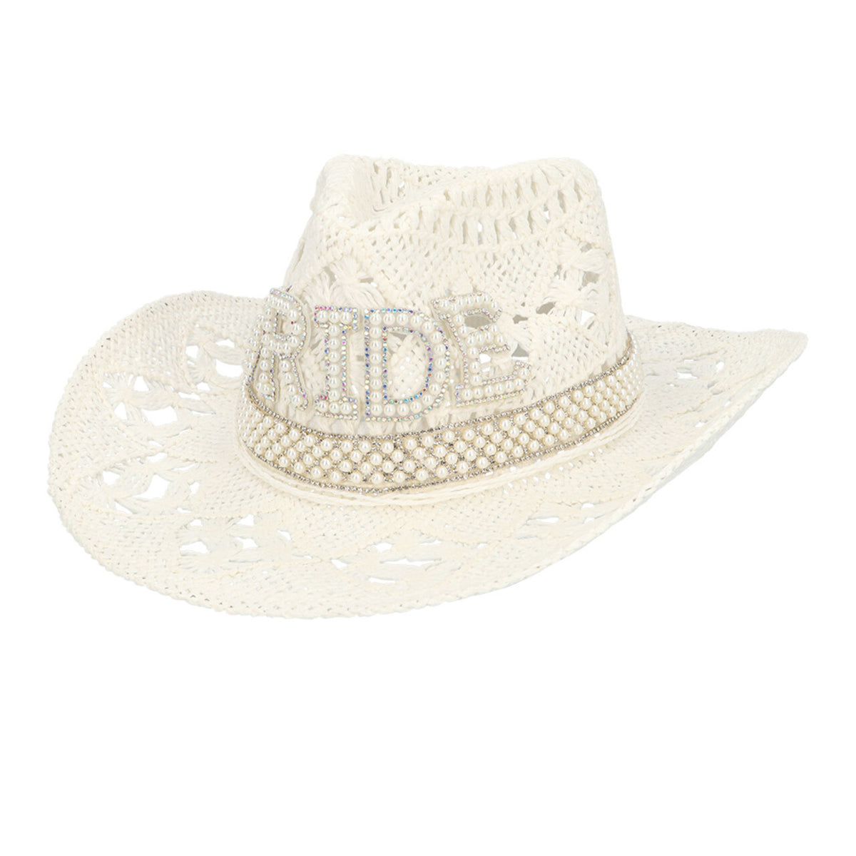 Op deze afbeelding zie je een Accessoires, van het merk Boland. Cowboyhoed Summer Wild Bride