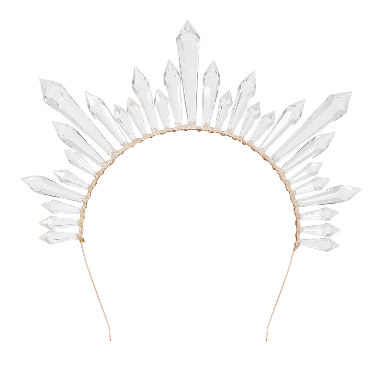 Op deze afbeelding zie je een Accessoires, van het merk Boland. Metalen Diadeem Halokroon Saphira