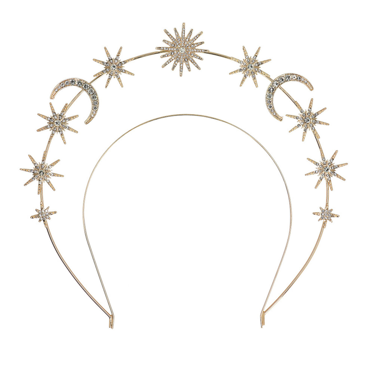 Op deze afbeelding zie je een Accessoires, van het merk Boland. Metalen Diadeem Halokroon Calypso