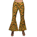 Pantalon à Pattes Déléphant Fleurs Ensoleillées