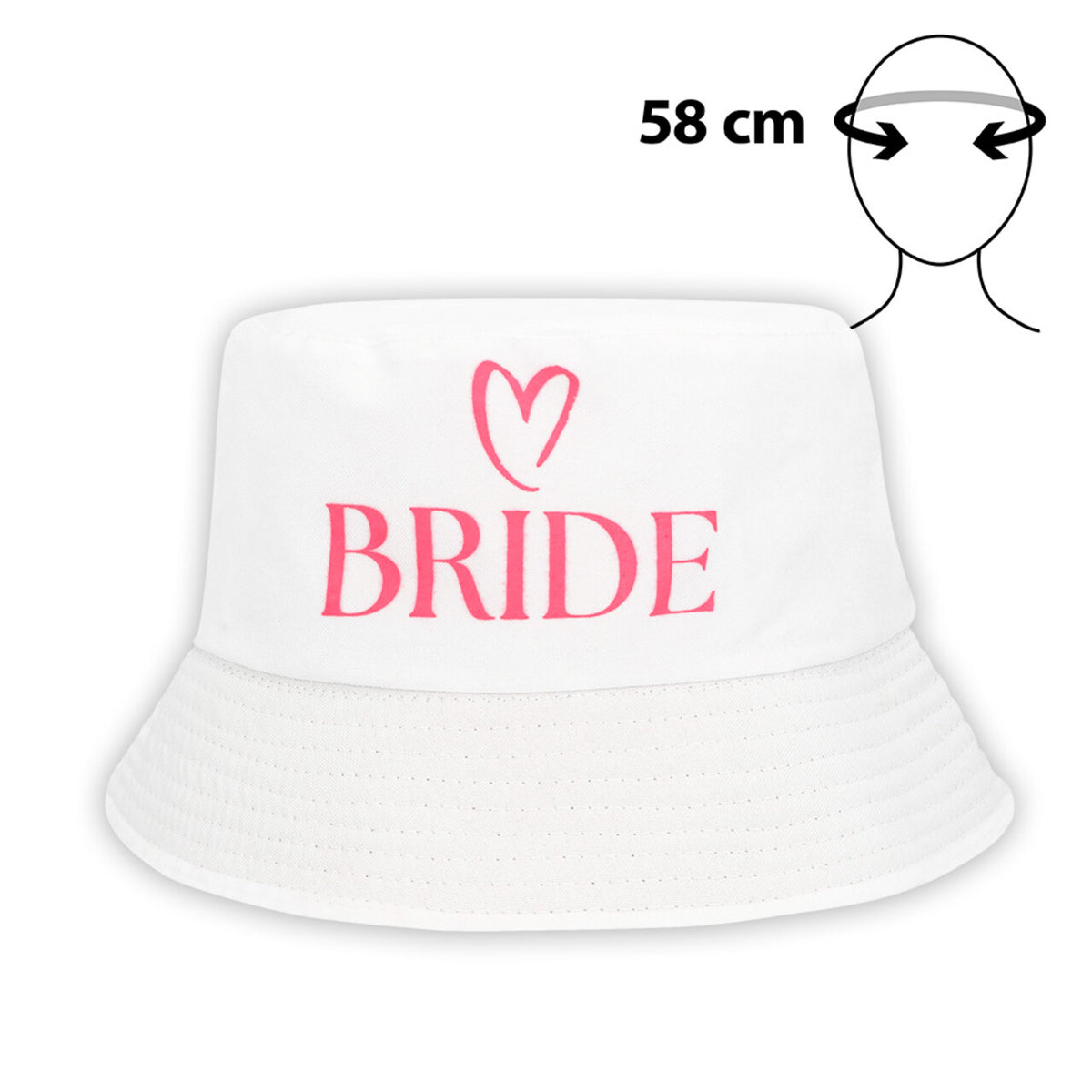 Op deze afbeelding zie je een Accessoires, van het merk Boland. Bucket Festival Hoed Bride
