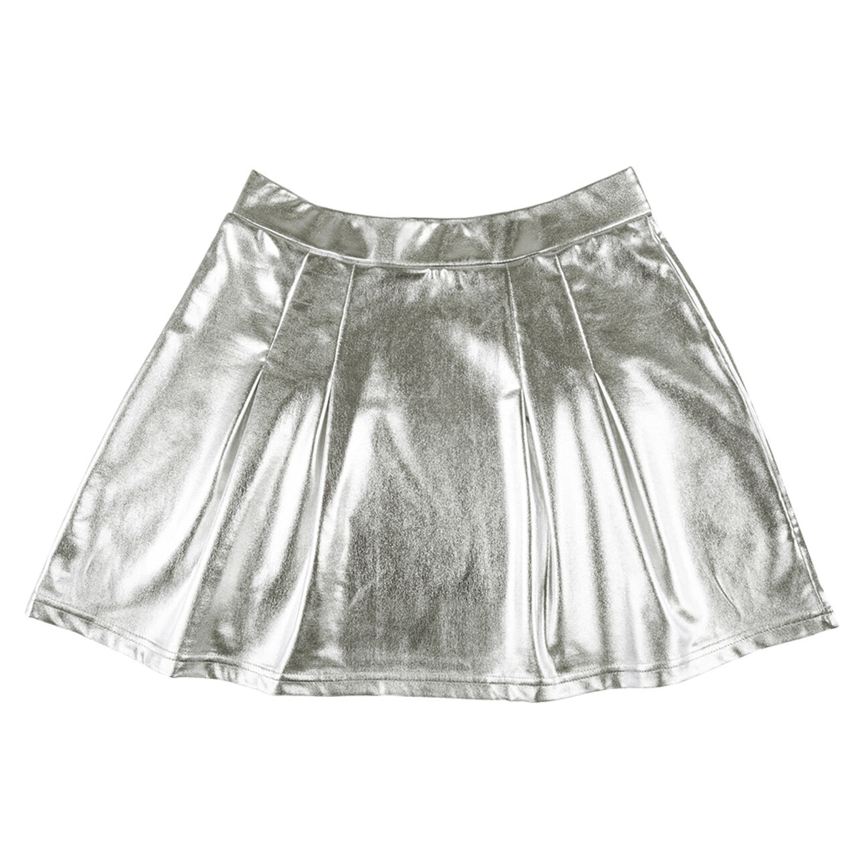 Op deze afbeelding zie je een Kostuums, van het merk Boland. Mini Rok Metallic Zilver Vrouw