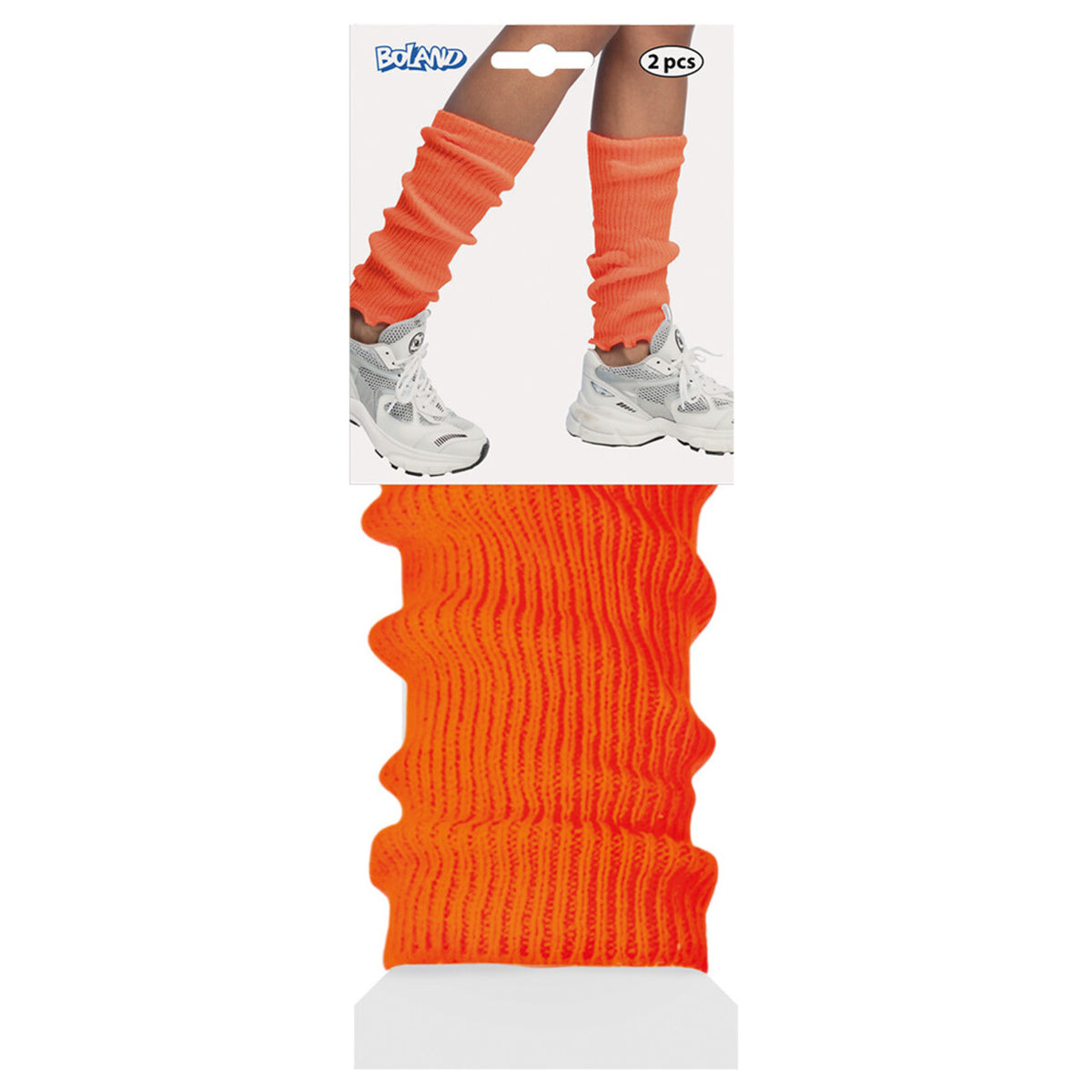 Op deze afbeelding zie je een Accessoires, van het merk Boland. Beenwarmers Basic Oranje