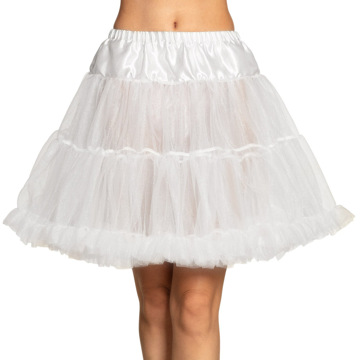 Op deze afbeelding zie je een Kostuums, van het merk Boland. Petticoat De Luxe Wit Vrouw