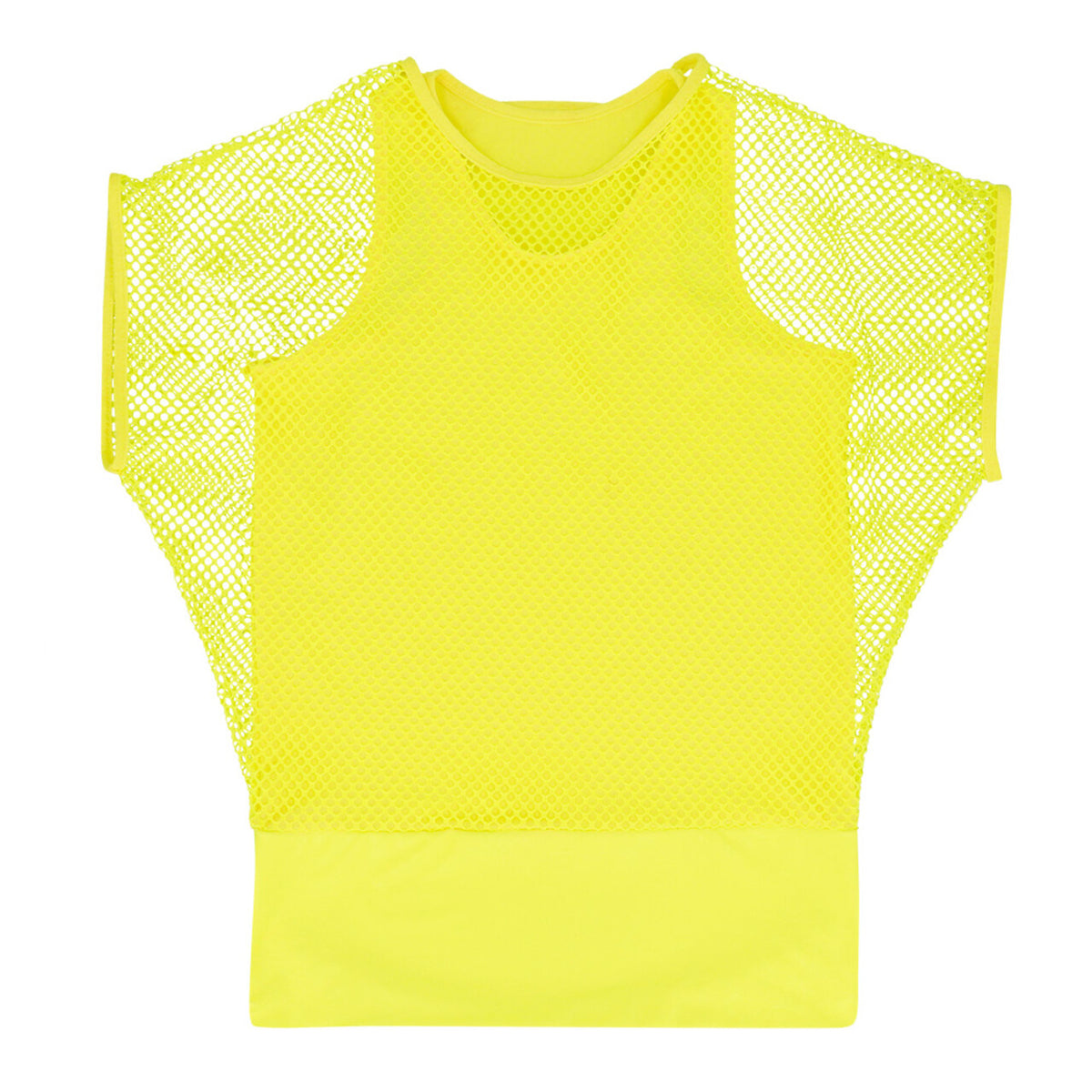 Op deze afbeelding zie je een Kostuums, van het merk Boland. Sunny Dance Shirt Visnet Geel Vrouw