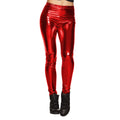 Legging Métallique Rouge