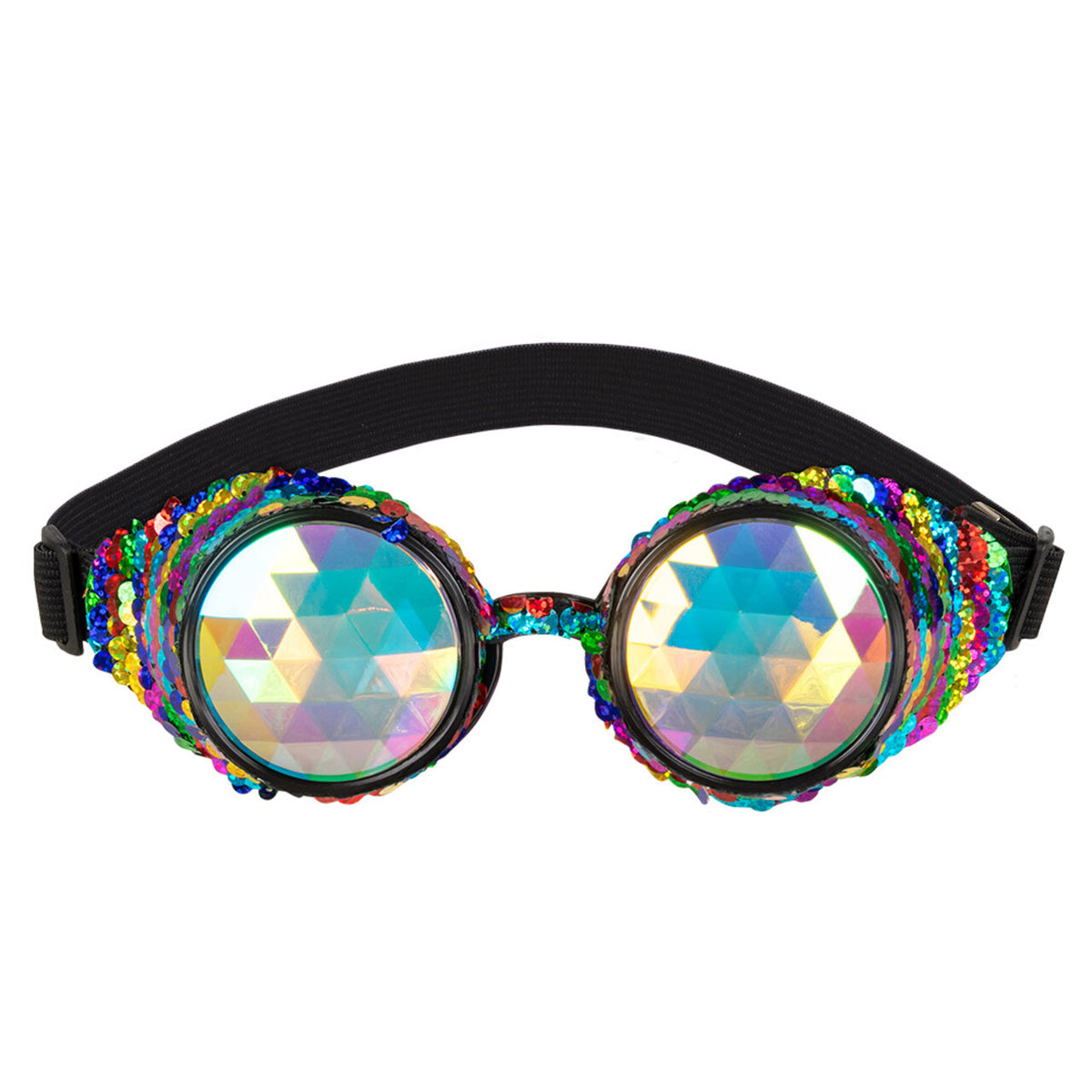 Op deze afbeelding zie je een Accessoires, van het merk Boland. Partybril Mirage Regenboog