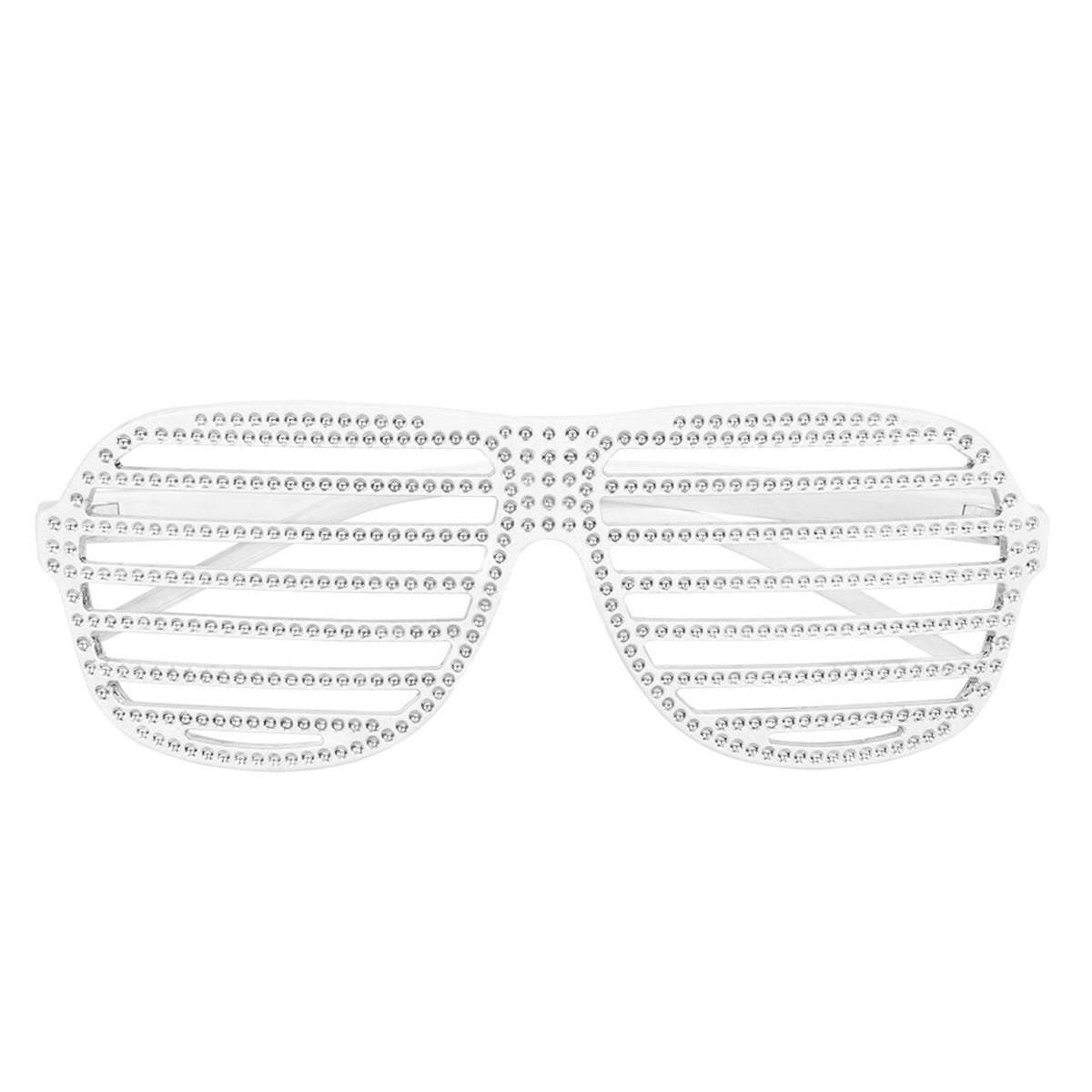 Op deze afbeelding zie je een Accessoires, van het merk Boland. Witte Glitter Partybril
