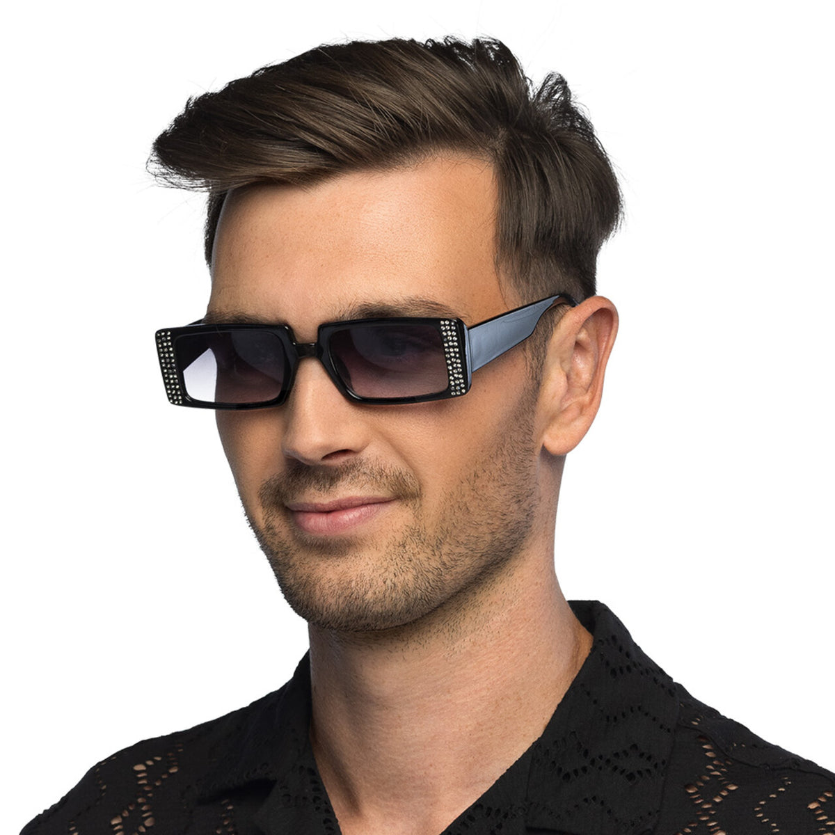 Op deze afbeelding zie je een Accessoires, van het merk Boland. Escape Duo Partybrillen Roze En Zwart