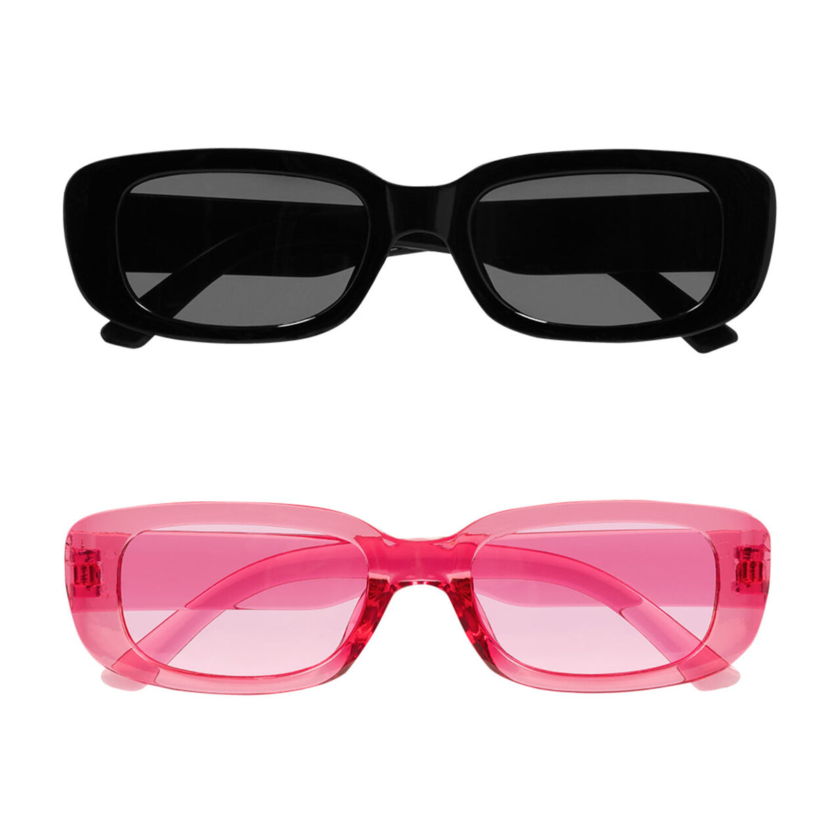 Op deze afbeelding zie je een Accessoires, van het merk Boland. Set Van 2 Partybrillen Techno