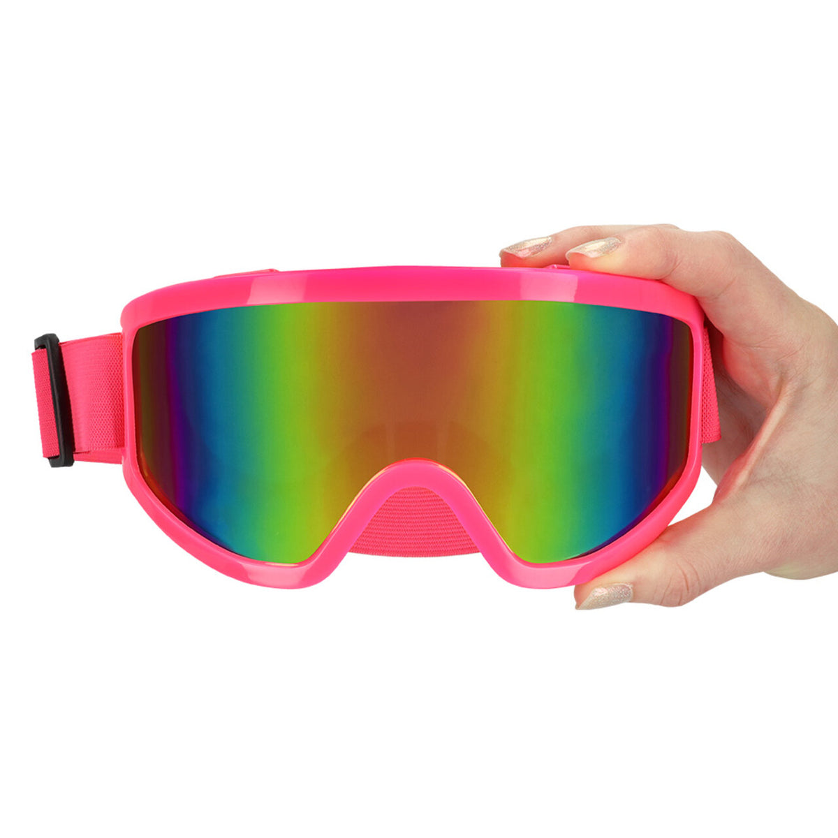Op deze afbeelding zie je een Accessoires, van het merk Boland. Party Skibril Neonroze Uv