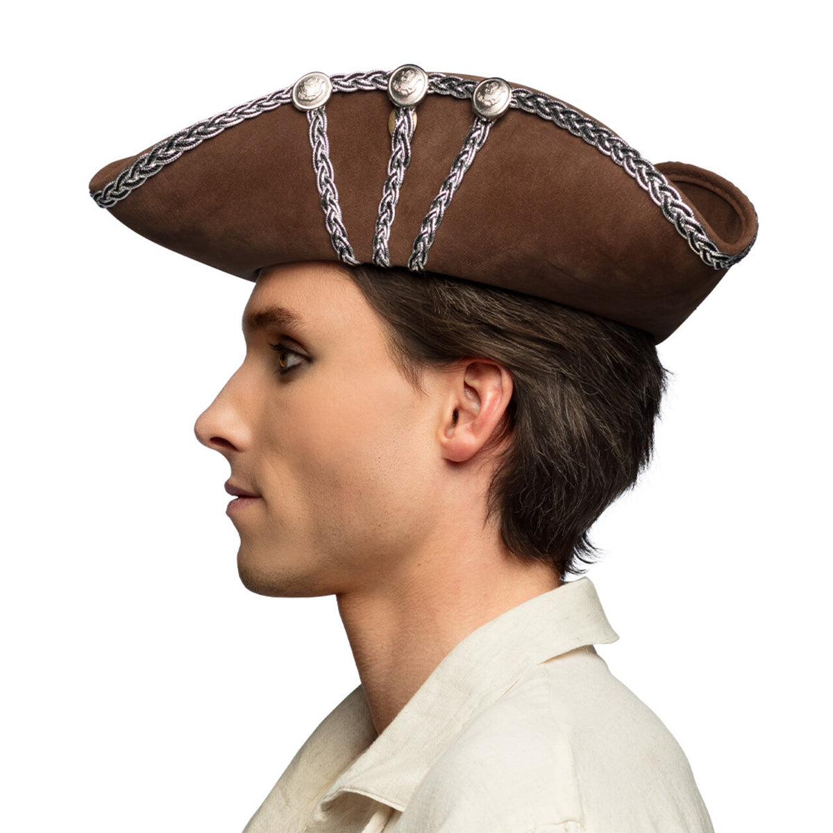 Op deze afbeelding zie je een Accessoires, van het merk Boland. Piratenhoed Alistair Brown