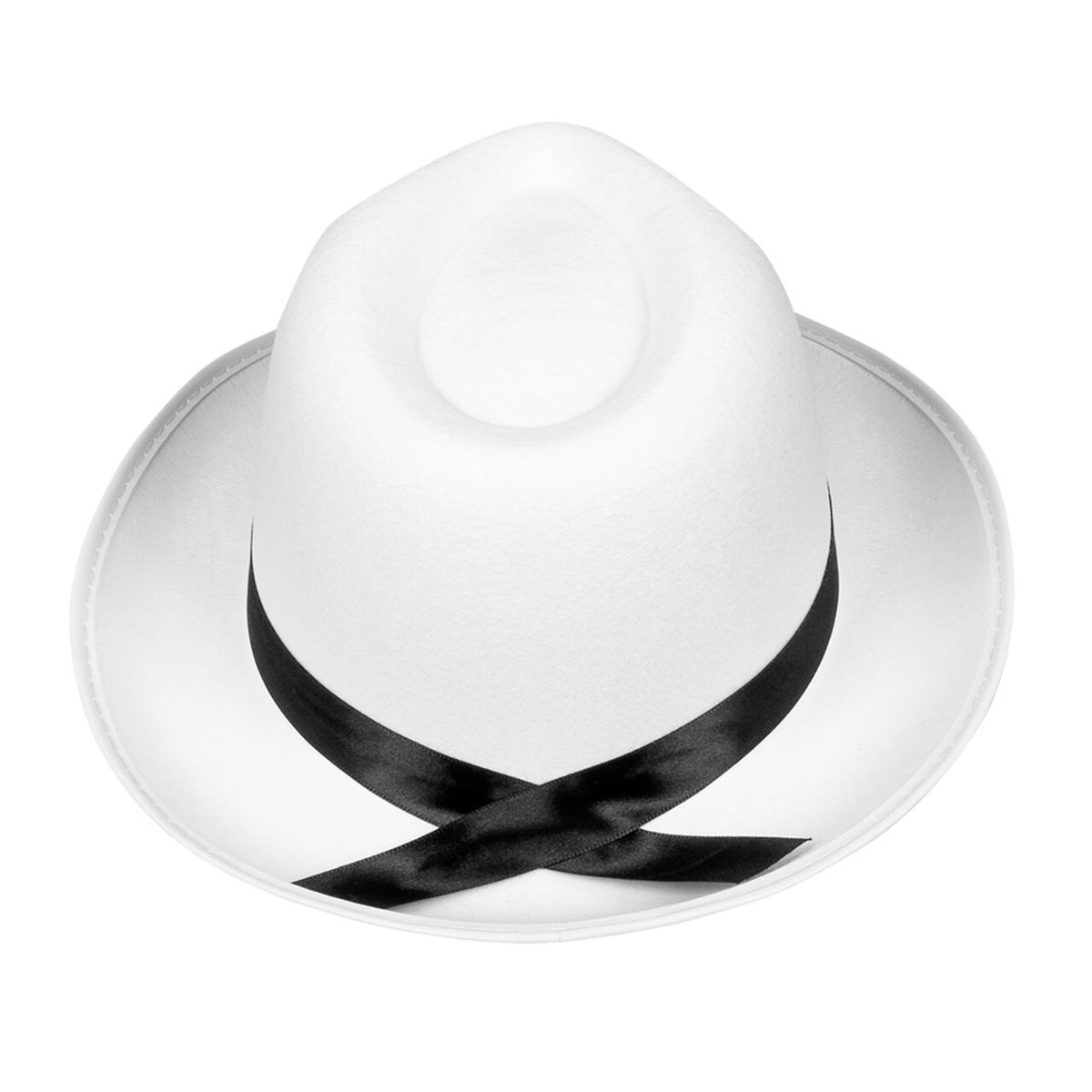 Op deze afbeelding zie je een Accessoires, van het merk Boland. Hoed Maffia Wit
