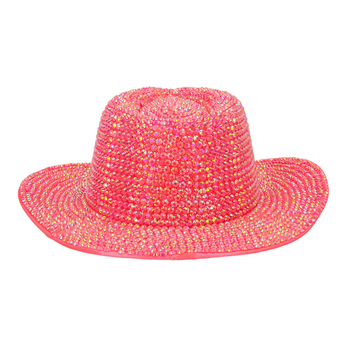 Op deze afbeelding zie je een Accessoires, van het merk Boland. Aurora Strass Cowboyhoed Neonroze Uv