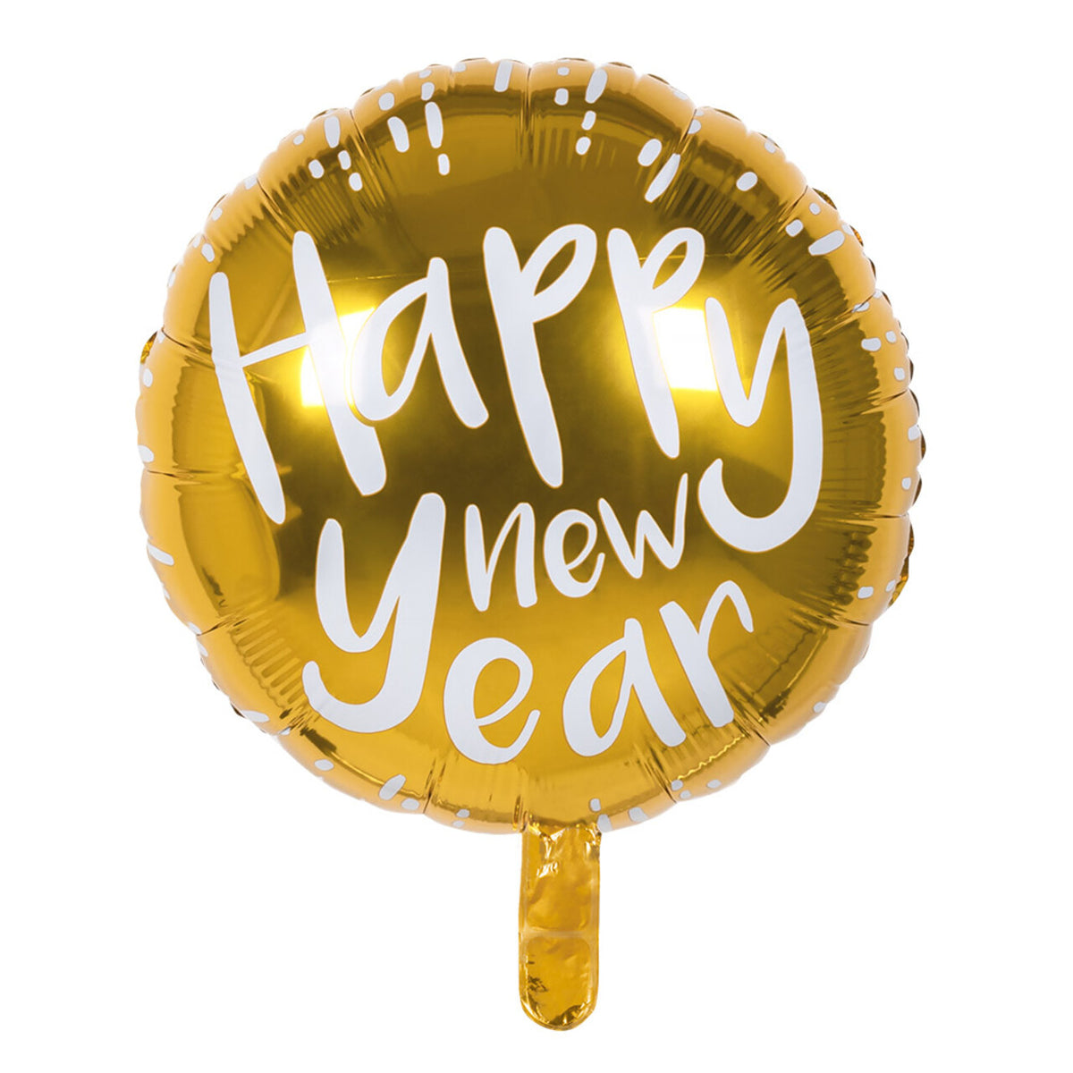 Op deze afbeelding zie je een Decoratie, van het merk Boland. Folieballon Happy New Year Goud