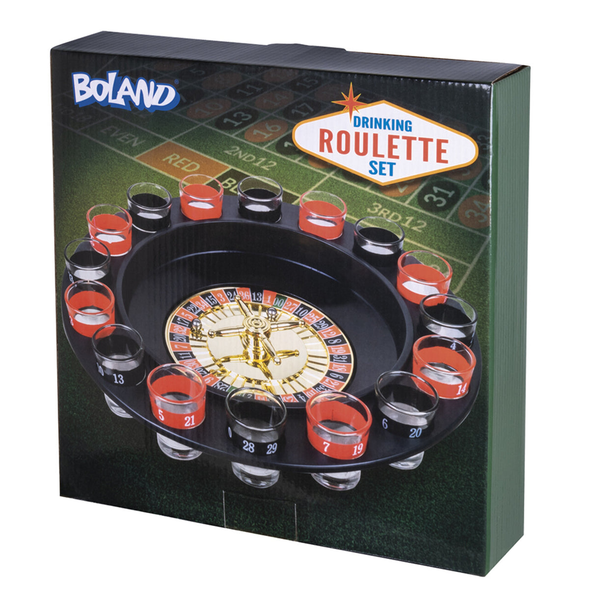 Op deze afbeelding zie je een Decoratie, van het merk Boland. Game On Drankspel Roulette Je Gek
