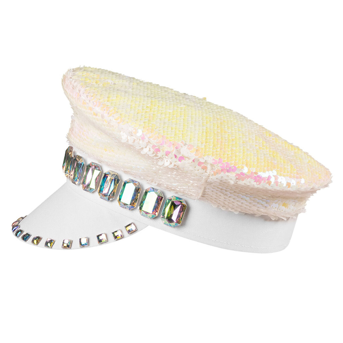 Op deze afbeelding zie je een Accessoires, van het merk Boland. Pet Sandy Candy (Omkeerbaar Parelmoer / Wit)