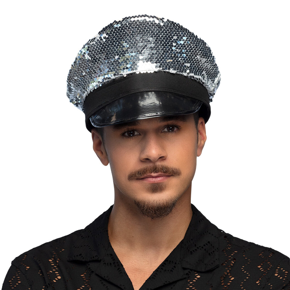 Op deze afbeelding zie je een Accessoires, van het merk Boland. Pet Sequins Blast Zilver
