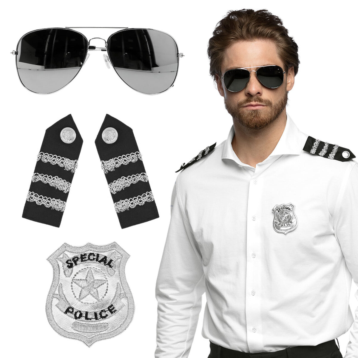 Op deze afbeelding zie je een Accessoires, van het merk Boland. Accessoire Set Special Politieagent
