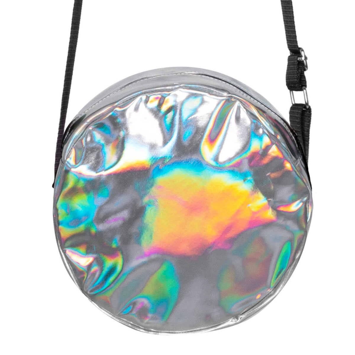 Op deze afbeelding zie je een Accessoires, van het merk Boland. Schoudertasje Holo Zilver (Ø 20 Cm)