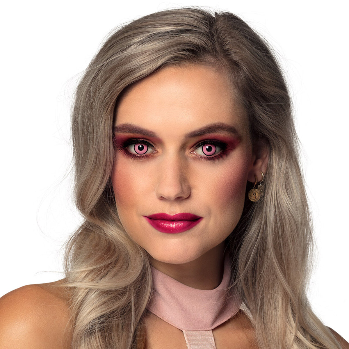 Op deze afbeelding zie je een Accessoires, van het merk Boland. Weeklenzen Femme Fatale Pink