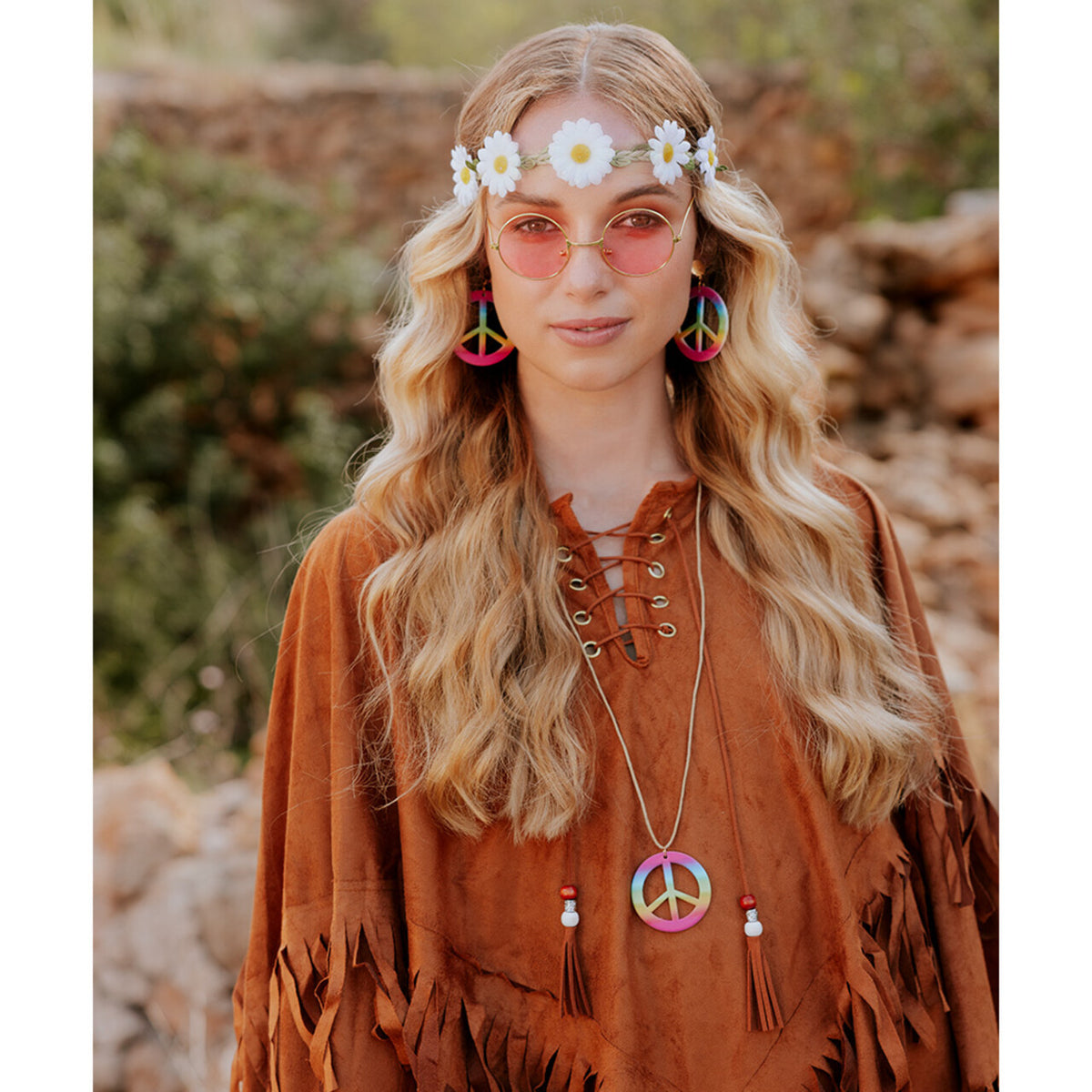 Op deze afbeelding zie je een Accessoires, van het merk Boland. Accessoire Set Hippie Freedom And Peace