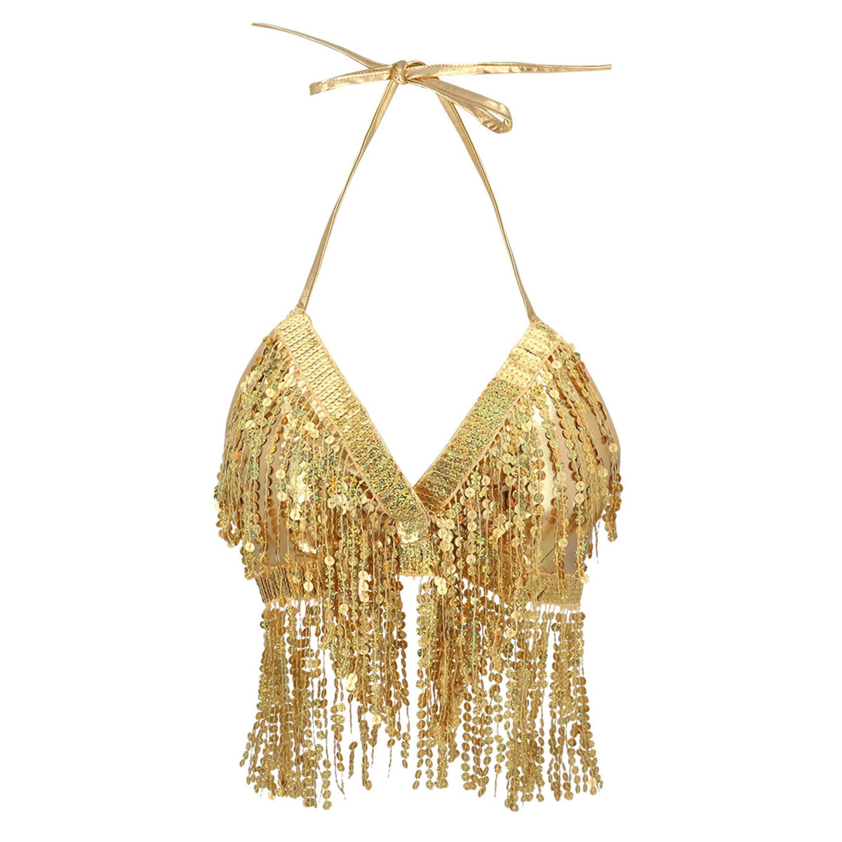 Op deze afbeelding zie je een Kostuums, van het merk Boland. Top Festival Goldenlicious Vrouw