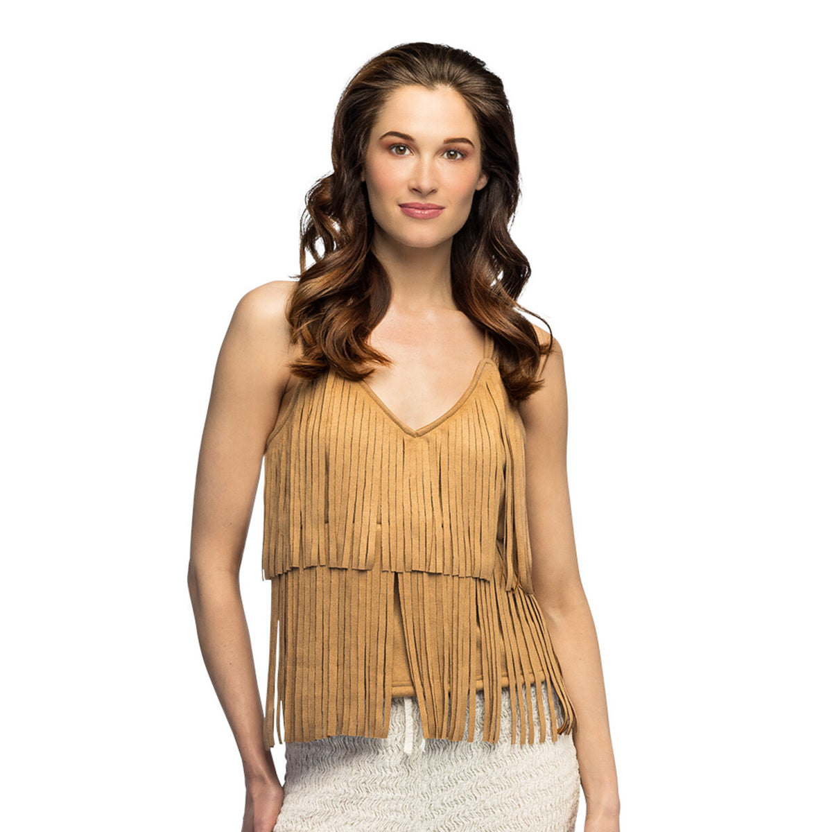 Op deze afbeelding zie je een Kostuums, van het merk Boland. Top Boho (M / L) Vrouw Kostuum