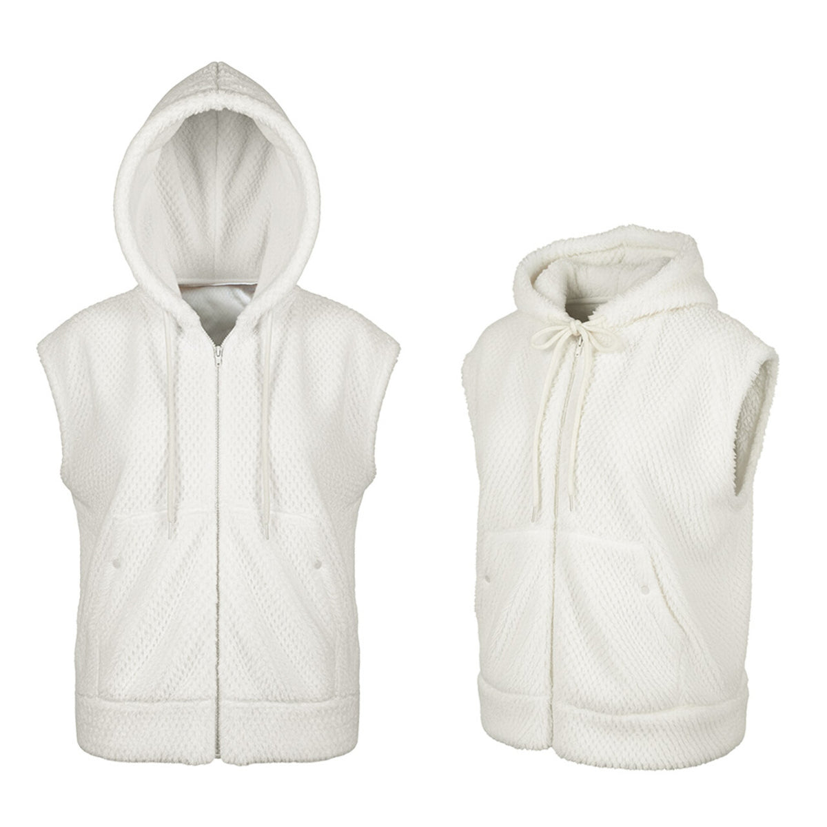 Op deze afbeelding zie je een Kostuums, van het merk Boland. Must Have Bodywarmer Fluffy Wit Vrouw