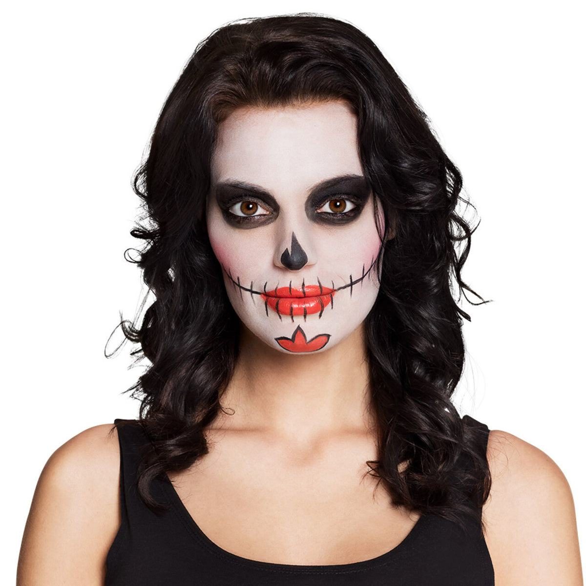 Op deze afbeelding zie je een Accessoires, van het merk Boland. Make-Up Kit Day Of The Dead Katrina