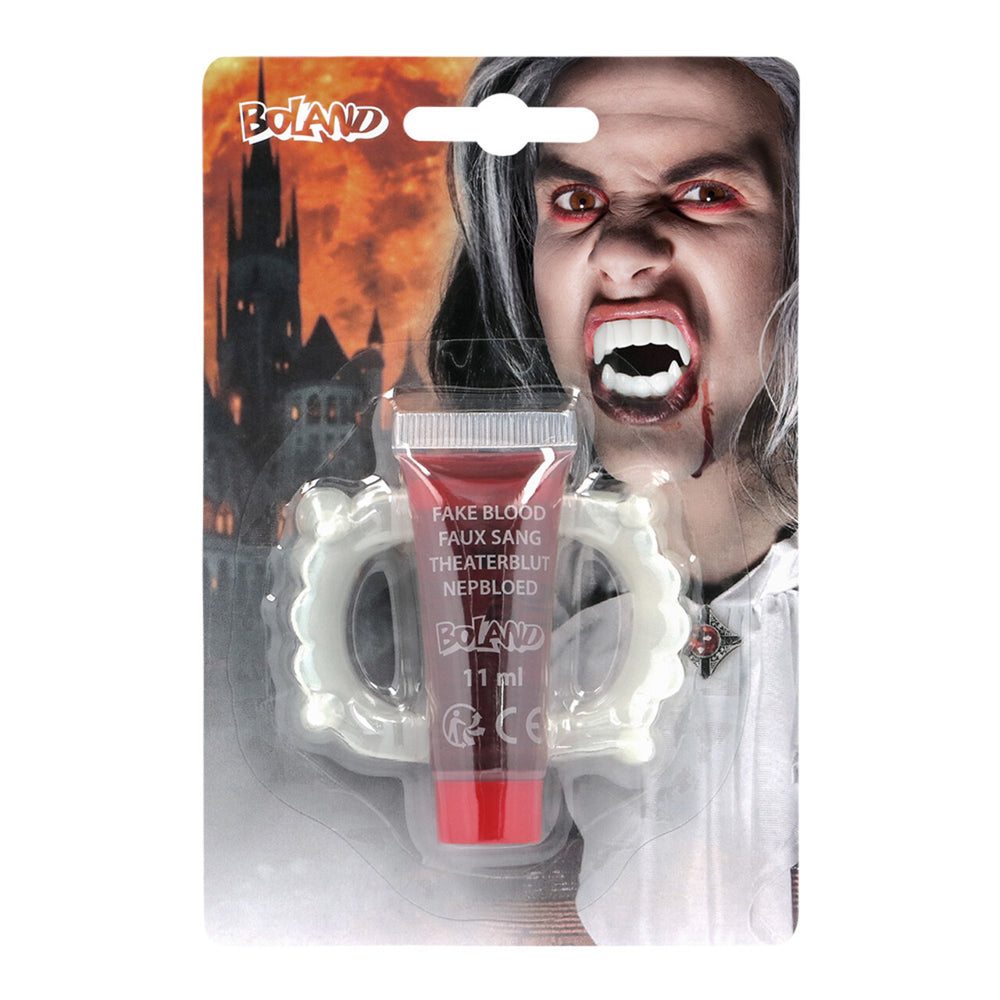 Op deze afbeelding zie je een Accessoires, van het merk Boland. Set Bloeddorstige Vampier