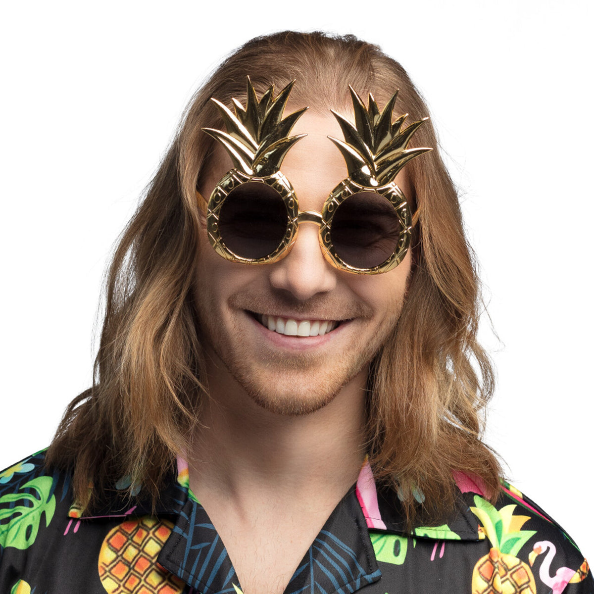 Op deze afbeelding zie je een Accessoires, van het merk Boland. Gouden Ananas Partybril