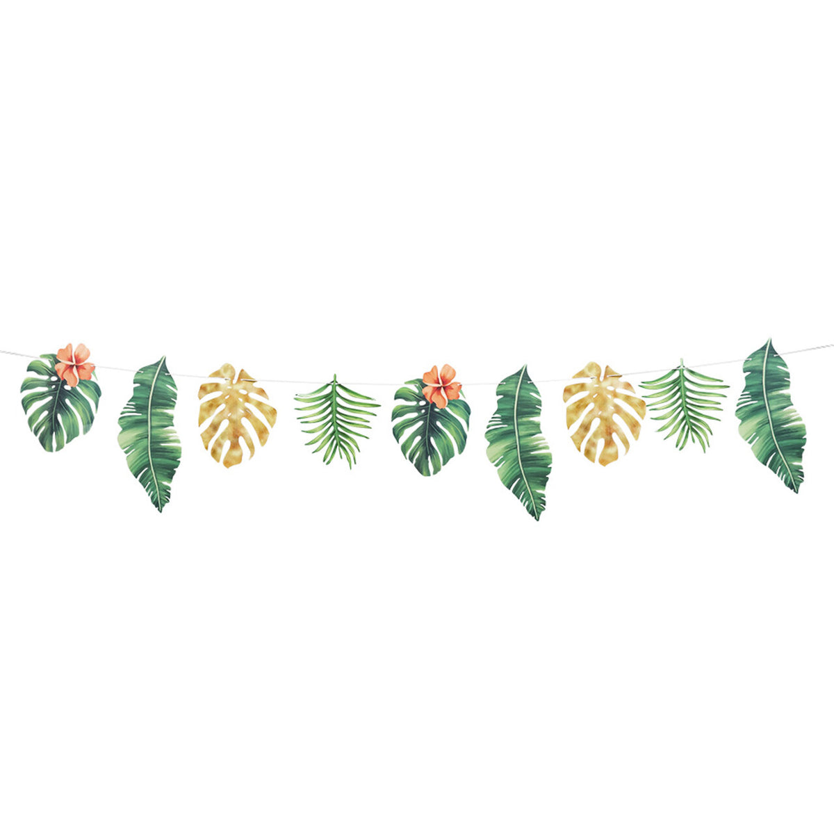 Op deze afbeelding zie je een Decoratie, van het merk Boland. Slinger Tropical Leaves
