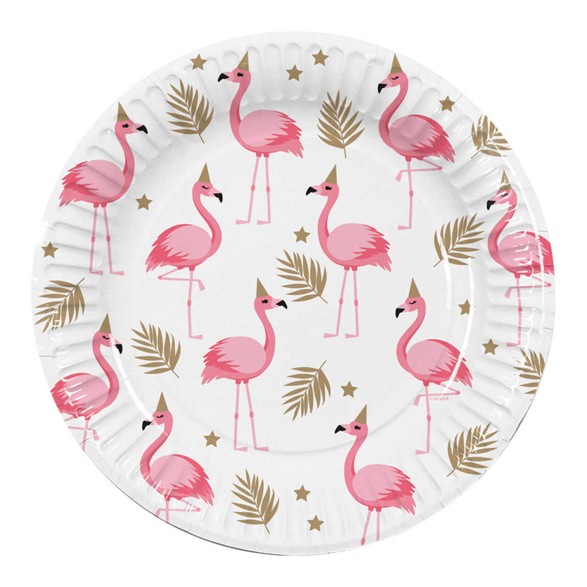 Op deze afbeelding zie je een Decoratie, van het merk Boland. Flamingo Party Bordjes 10 Stuks