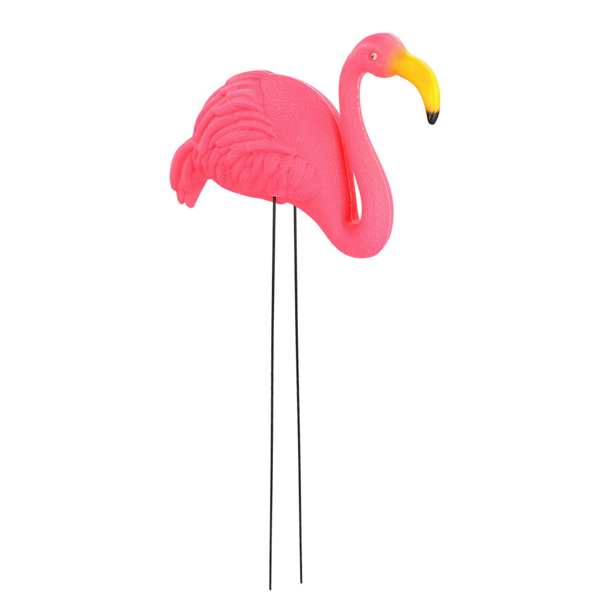 Op deze afbeelding zie je een Decoratie, van het merk Boland. Set 2 Tuindecoraties Flamingo