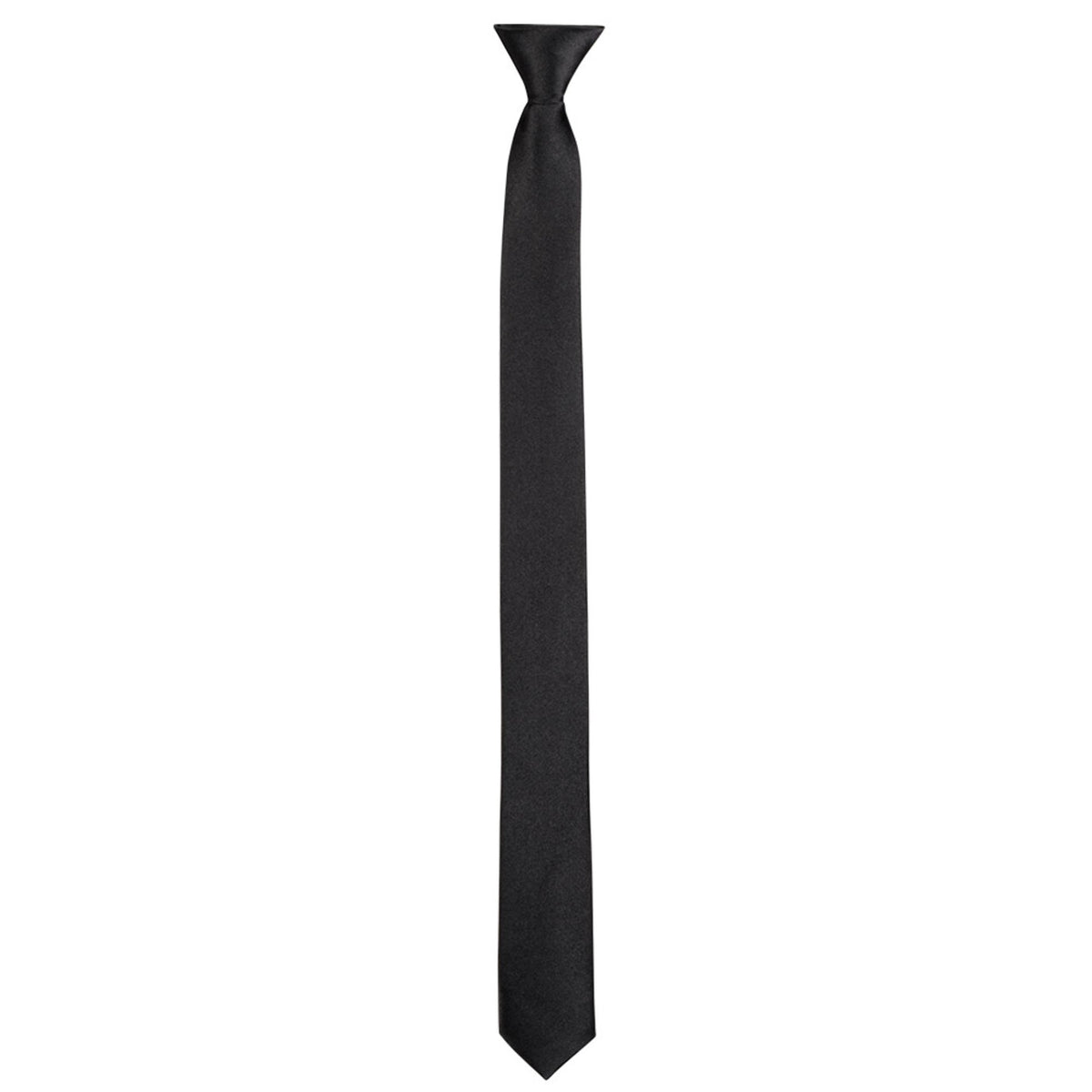 Op deze afbeelding zie je een Accessoires, van het merk Boland. Shiny Charmante Dunne Stropdas Zwart