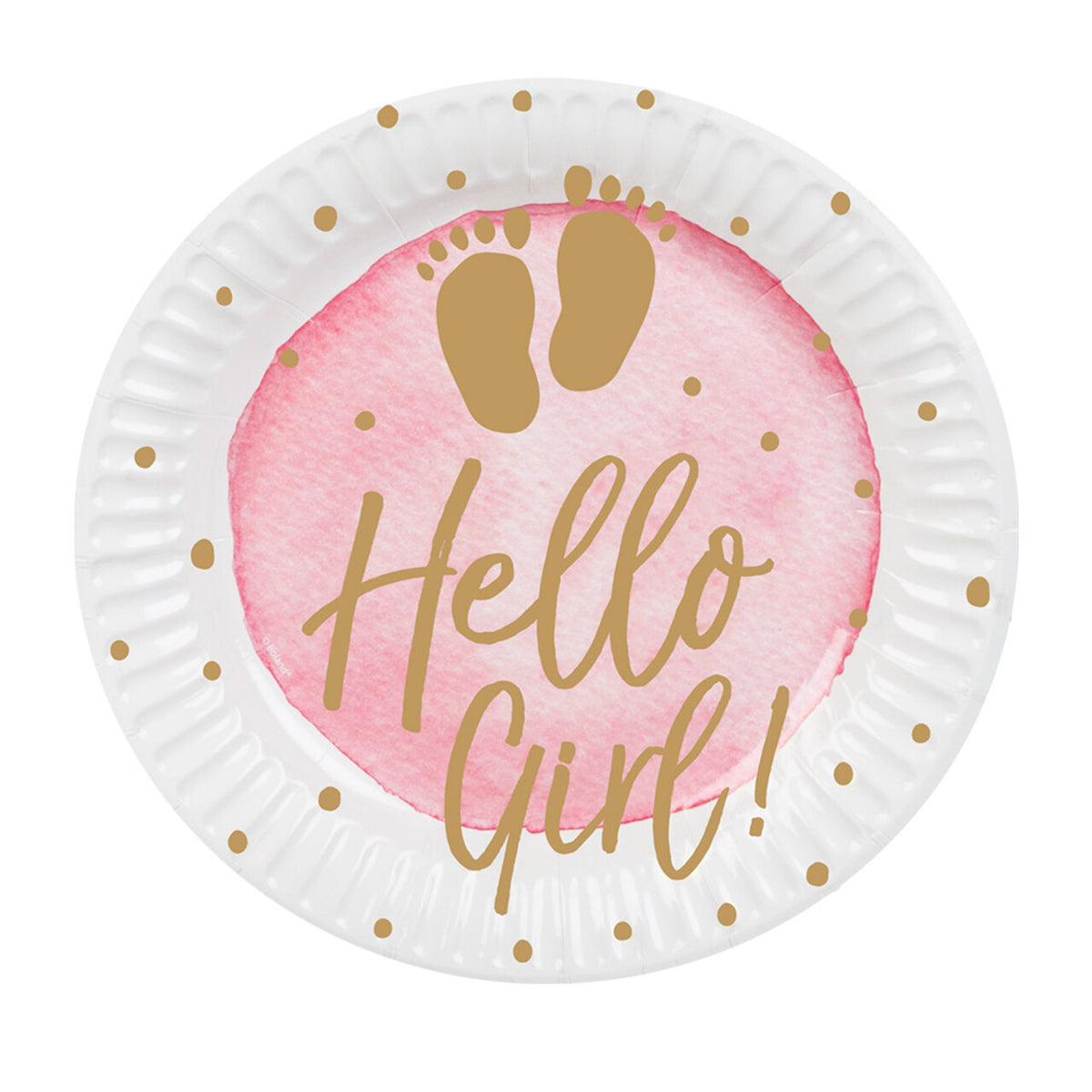 Op deze afbeelding zie je een Decoratie, van het merk Boland. Bordjes Hello Girl!