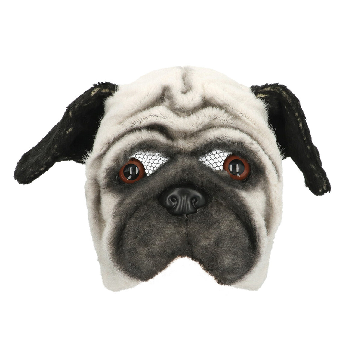 Op deze afbeelding zie je een Accessoires, van het merk Boland. Pluchen Masker Ugly As Pug